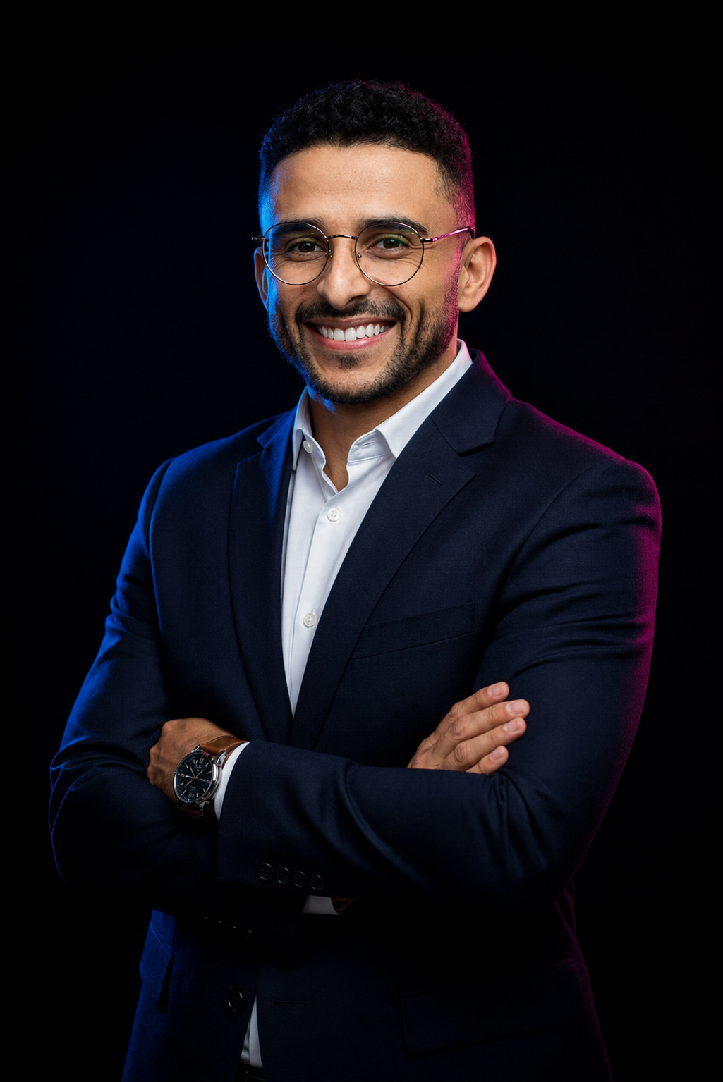 Retrato de Odair Souza, corretor, empresário e mentor